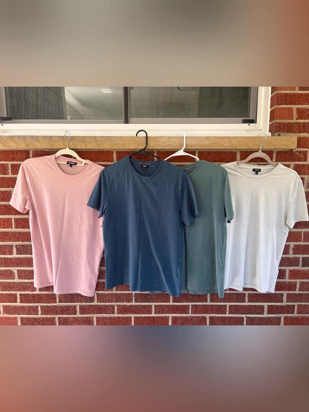 Express Short Sleeve Crew Tee - Blue